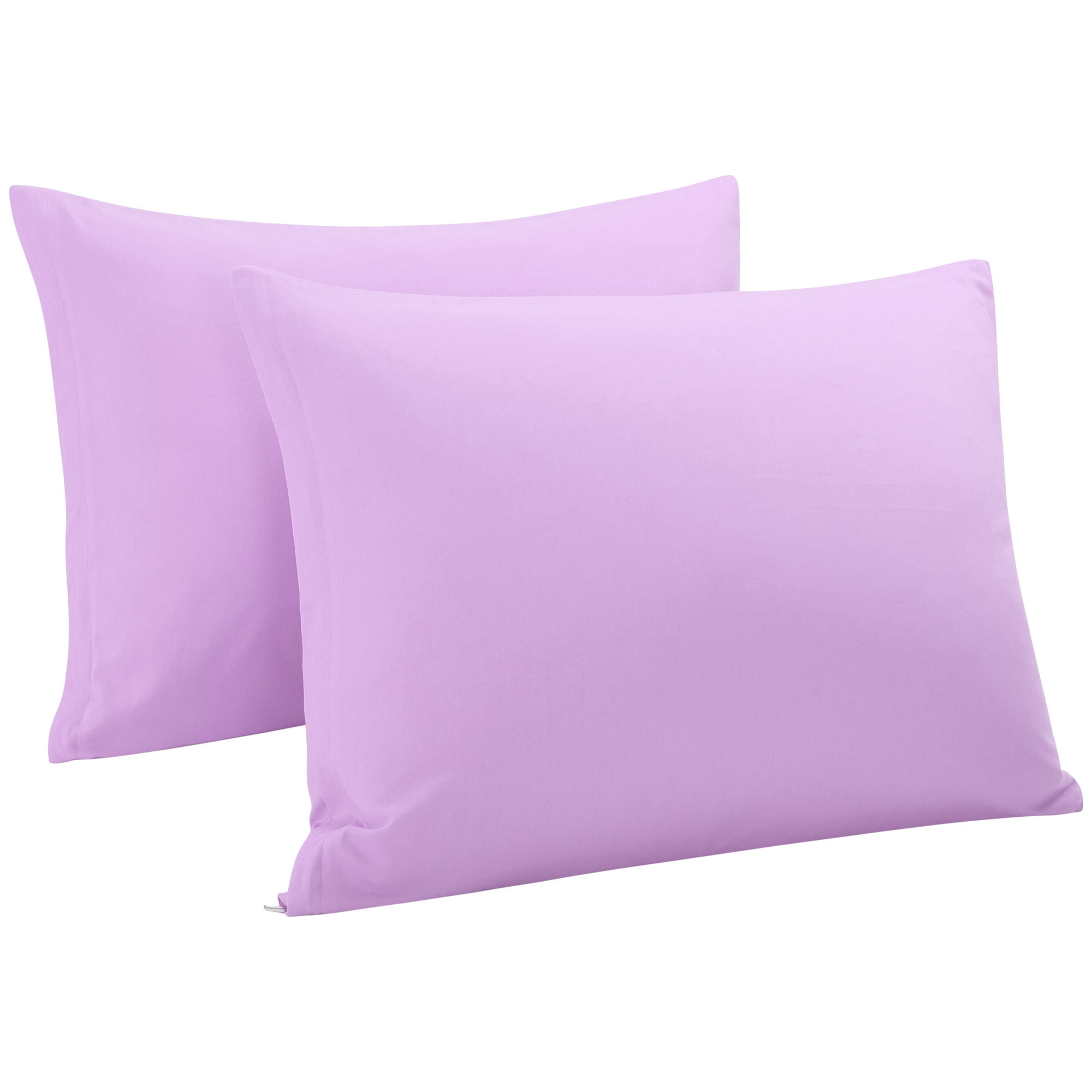 Unique Bargains Taies d'Oreiller à Fermeture Éclair en Coton 2 Pcs