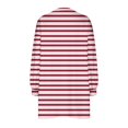 thumbnail image 5 of RXIRUCGD Chandail en Molleton Oversize à Col Rond pour Femmes Imprimé Manches Longues Tunique, Rouge, Taille : m, 5 of 5