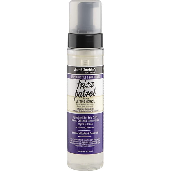 Aunt Jackies Grapeseed Frizz Patrol Mossee(8.5oz)
