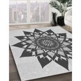 thumbnail image 3 of Ahgly Company Tapis Rectangulaire Lavable en Machine Intérieur Transitionnel Gris Carbone, 2 Pieds x 5 Pieds, 3 of 7