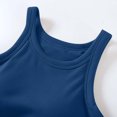 thumbnail image 4 of Timegard Tank Tops for Women Ribbed Summer Round Neck Sleeveless Comfy Cropped Camis Built in Bras, 4 of 6