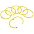 thumbnail image 1 of Unique Bargains 1.8' OD 1.5' ID Loose Leaf Rings Binder Ring Book Rings Steel for Scrapbook, Yellow 10 Pack, 1 of 6
