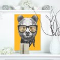 thumbnail image 1 of Funny Bear with Formal Glasses - Contemporary Animal Art Canvas, 1 of 3