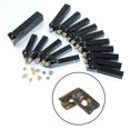 thumbnail image 2 of MasteelfCA 10Pcs R390-11T308M-PM 4230 Hard Alloy Carbide Inserts Blades Turning Tool (Gold and Black), 2 of 8