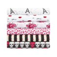 thumbnail image 1 of Betsey Johnson Skull Rose Trellis Sheet Set, Queen,, 1 of 4