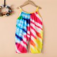 thumbnail image 2 of Toddle Sleeveless Jumpsuit with Tie-dye Pattern Printing Elastic Closure Clothing, 2 of 3