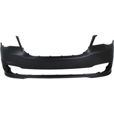Garage-Pro Front Bumper Cover Compatible With 2011-2020 Dodge Grand Caravan, Fits 2012-2015 Ram C/V Primed For Models with Fog Lamps