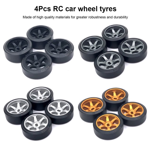 1/28 Remote Control Model Car Crawler Car DIY Upgrade Wheel Rim DIY Upgrade Repairing Wheels Replacement for WLtoys 284131 K969 K979 K989 K999 P929 Silver
