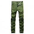thumbnail image 1 of Jeans Skinny Slim Extensible Détruits pour Hommes, 1 of 1