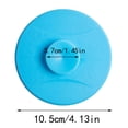 thumbnail image 3 of Product Category Strainers 2pc Plug Floor Tool Stopper Water Bath Kitchen Universal Tub Silicone Dining Bar Practical Set 2PCS, 3 of 4