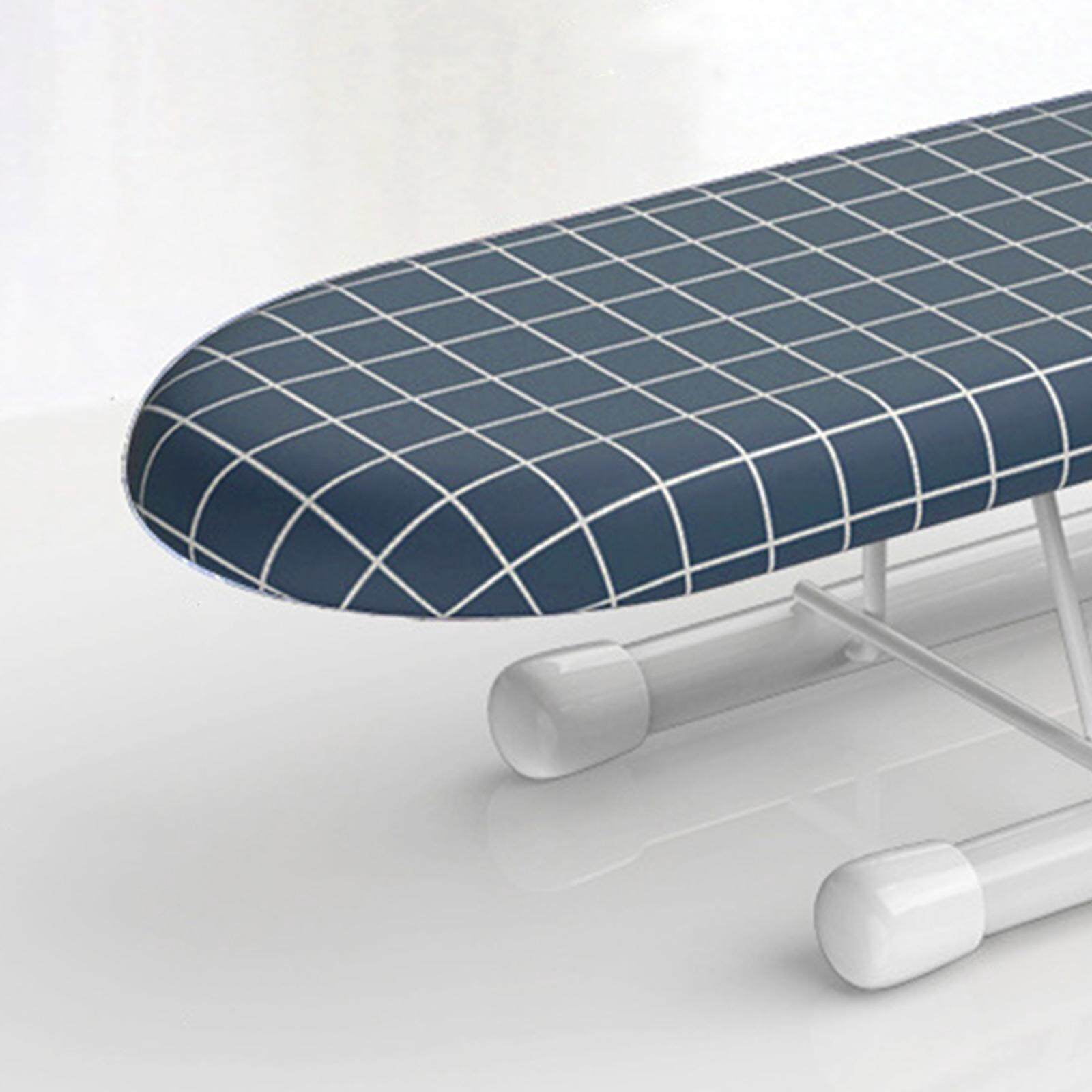 serony Small Folding Ironing Board Ironing Cuffs Board Iron Board Ironing Board Ironing Neckline for Home Blue