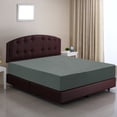 thumbnail image 2 of Bamboo Fitted Sheet Soft Silky Cooling Sheets with 16" Deep Pocket Slate Gray Queen, 2 of 7