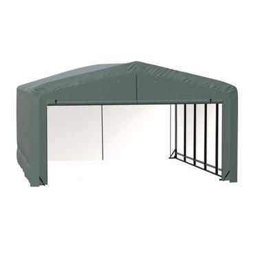 ShelterTube Wind and Snow-Load Rated Garage, 20x23x12 Green