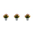 thumbnail image 3 of Maytalsory Elegant For Stylish Home Decor With Fake Flowers And Plants Long-lasting sunset red 3Set, 3 of 6