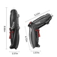 thumbnail image 3 of SuoKom Electric Screwdriver Ensemble Rechargeable 3.6V Kit de Tournevis avec 2 Pcs Accessoires, Poignée 2 Positions avec DEL, 3 of 8
