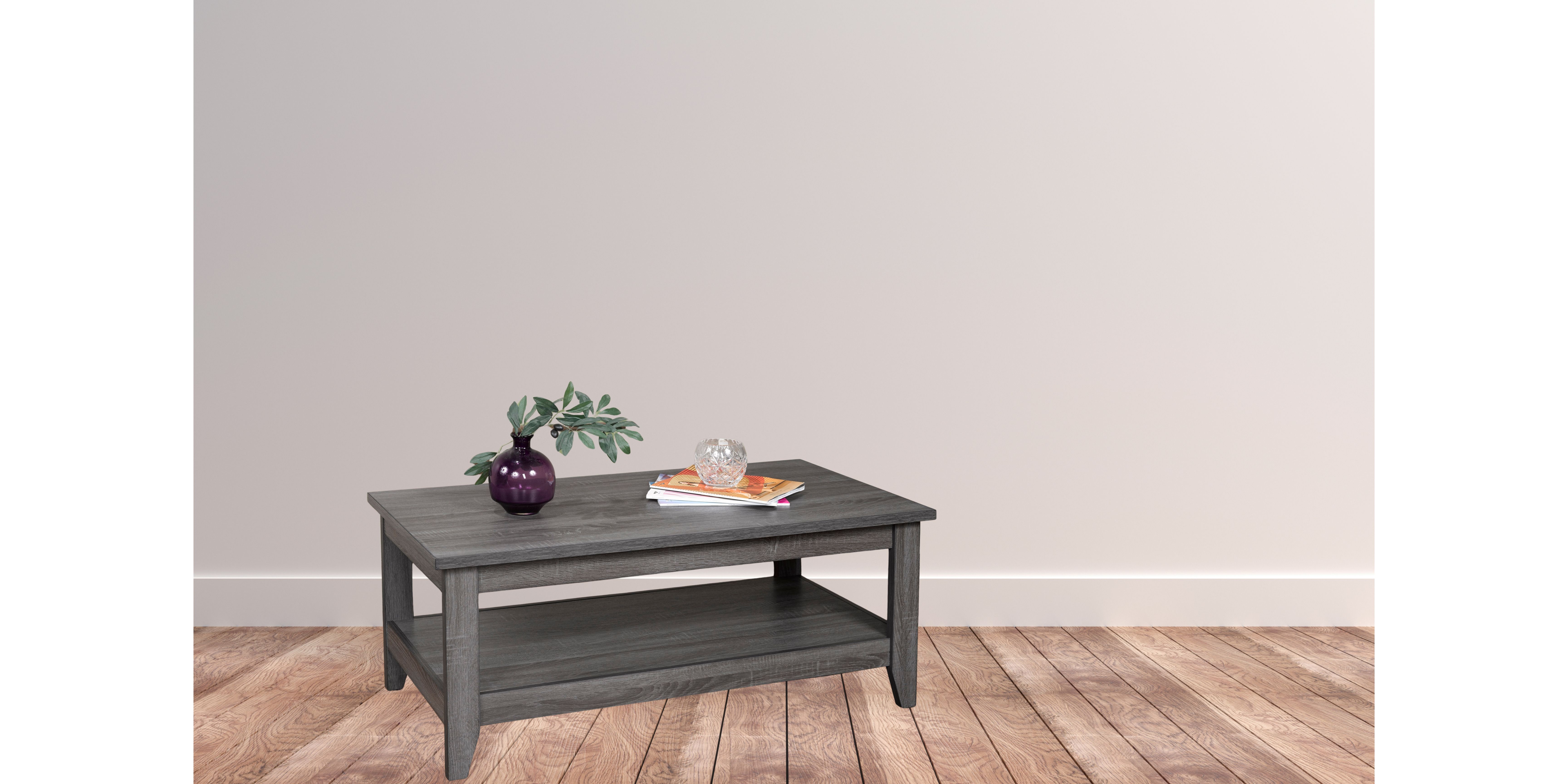 K-Living Agatha MDF Coffee Table for Living Room in Tallisa Oak Finish