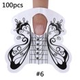 thumbnail image 1 of Extension Gel à Ongles Extension Art des Ongles Formes d'Extension Guides Art des Ongles Extension 100 Pcs Forme Ovale Outil Adhésif pour Manucure Acrylique UV Extension Ongles, 1 of 2