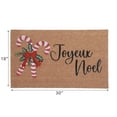 thumbnail image 3 of Paillasson En Fibre De Coco (Candy Cane - Joyeux Noel), 3 of 3