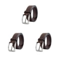 thumbnail image 1 of mmirethe Ceinture Intemporelle pour Hommes pour Jeans et Costumes avec Boucle Décontractée Tressée Extensible en PU pour Fête, Café 115cm 3Ensemble, 1 of 6