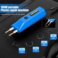 thumbnail image 4 of Plastic Welder, Cordless Handheld Plastic Welding Kit with 400PCS , Portable Mini Welding Machine for Car Bumper Plastic Crack Repair, Blue, 4 of 7