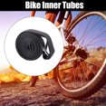thumbnail image 2 of Unique Bargains 3 Pcs 700x23/25C Black Bike Inner Tube Rubber Long Straight Valve Bicycle MTB Inner Tubes 48mm, 2 of 6
