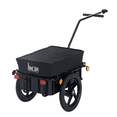 thumbnail image 1 of Aosom Multi-Functional Bike Trailer with 16" Wheels, Black, 1 of 10
