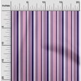 thumbnail image 1 of oneOone Cotton Poplin Fabric Multicolor Stripe Printed Fabric 1 Yard 42 Inch Wide, 1 of 3