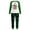 Vert, variante sur Tenues de Noël Assorties Ensemble de Pyjama Familial Haut à Manches Longues Pantalon Tenue de Détente des Fêtes pour Parents et Enfants Tenue Confortable pour la Maison