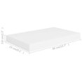 thumbnail image 4 of vidaXL Floating Wall Shelves 4 pcs White 40x23x3.8 cm MDF, 4 of 5