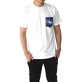 thumbnail image 1 of Gravity Threads T-Shirt à Col Rond pour Homme avec Poche Fabriqué aux É.-U., Blanc Spatial TG, 1 of 6