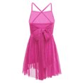 thumbnail image 2 of Alvivi Justaucorps Lyrique Sans Manches pour Grandes Filles de Ballet Danse Moderne Costumes Rose 8, 2 of 7