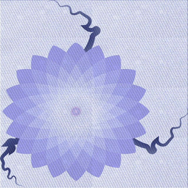 Ahgly Company Tapis d'Intérieur Lavable en Machine Carré Transitionnel Bleu Ciel, 5 Pieds Carré