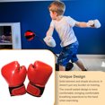 thumbnail image 3 of yingyy Gants de Boxe pour Enfants Texture Poing Gants Anti-Dérapants Callosités Absorbent la Sueur Protection Entraînement Bleu Rouge, 3 of 6