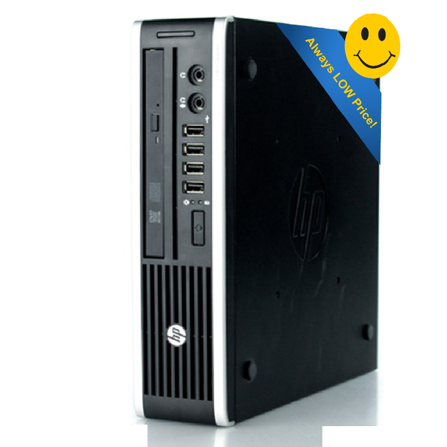 HP Compaq Elite 8200 USFF Desktop PC Computer Core i5 2400S 16GB 1TB HDD DVDROM Windows 10 Home Power cord, Keyboard, Mouse, WiFi