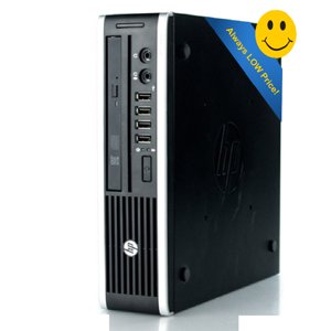 HP Compaq Elite 8200 USFF Bureau PC Ordinateur de base i5 2400S 16GB 1TB HDD DVDROM Windows 10 Cordon d'alimentation, clavier, souris, WiFi