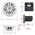 thumbnail image 4 of BOSS Audio Récepteur Bluetooth de Calibre Marin de 450 Watts et Ensemble Haut-Parleur de 6,5 Po, 4 of 7