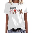 thumbnail image 1 of EQWLJWE Chemises pour Femmes Liquidation T-Shirts pour Femmes Femmes Décontracté Été Imprimé Manches Courtes Col Rond T-Shirt Ample Blouse Tops, 1 of 5