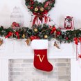 thumbnail image 1 of EGNMCR Christmas Decorations, Christmas Gifts Large Personalized Letter Christmas Christmas Tree Decorative Pendant Candy Bag Christmas Scene Dressing Gift Bag stocking stocking, 1 of 3