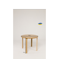 thumbnail image 2 of CHK Table Freya / Table Ronde Polyvalente en Placage de Chêne / Bureau d'Ordinateur Ou Table de Salle à Manger, 2 of 7