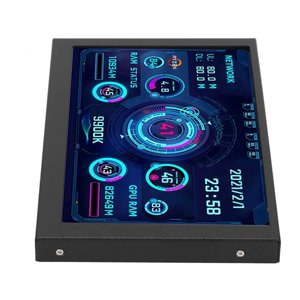 5in IPS Surveiller, USB Mini Écran AIDA64 PC CPU GPU Moniteur de données PC Panneau de capteur, moniteur de température d'affichage, sous-écran de type C PC CPU Moniteur de données.