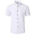 thumbnail image 1 of Chemise Habillée de Performance pour Homme à Manches Courtes - Extensible 4 Directions, Infroissable, Décontractée, Boutonnée, 1 of 2