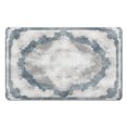 thumbnail image 1 of Timeless Gray Vintage Bathroom Runner Rug: Non-Slip, Soft & Machine Washable - 20x32 in Farmhouse Floral Mat - Perfect Addition for Sink, Shower, Bathtub, 1 of 5