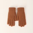 thumbnail image 2 of Knitted Gloves Winter with Fleece Thread Outdoor Windproof and Cold Warm Gloves, 2 of 3