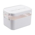 thumbnail image 1 of Maytalsory Large Capacity Storage Box For Convenient Medical Organization Wide Application Materials White 2 layer small, 1 of 6