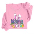 thumbnail image 1 of EGNMCR Easter T-Shirts Imprimés pour Femmes T-Shirts Graphiques pour Femmes Chemises pour Femmes T-Shirts à Col Rond pour Femmes Haut à Manches Longues Imprimé Easter Chandails T-Shirts pour Femmes, 1 of 4