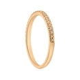 thumbnail image 2 of Diamond Wedding Ring Womens Stackable Band 10k Yellow Gold, 2 of 3