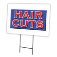 thumbnail image 1 of SignMission C-1216-DS-Hair Cuts 12 x 16 Po. Cheveux Coupe Signe & Pieu de Jardin, 1 of 1