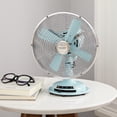 thumbnail image 4 of Better Homes & Gardens 8 pouces Rétro Ventilateur de table en métal à 3 vitesses Menthe, 4 of 7