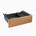 thumbnail image 1 of Desky Minimal Under Desk Drawer - Red Oak Hardwood / Space Grey, 1 of 10