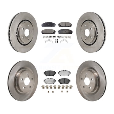 Transit Auto Front Rear Disc Brake Rotors and Ceramic Pads Kit for Car Toyota Sienna RAV4 Prime bZ4X Subaru Solterra Lexus NX450h+ Crown RZ450e K8T-104603